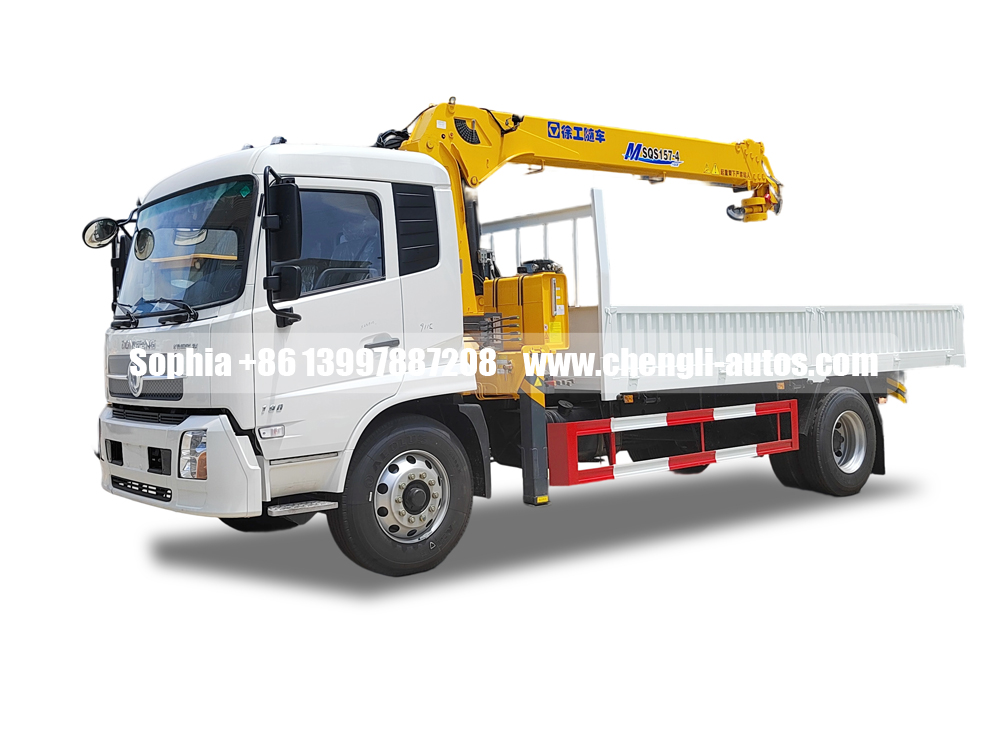 Truck with crane