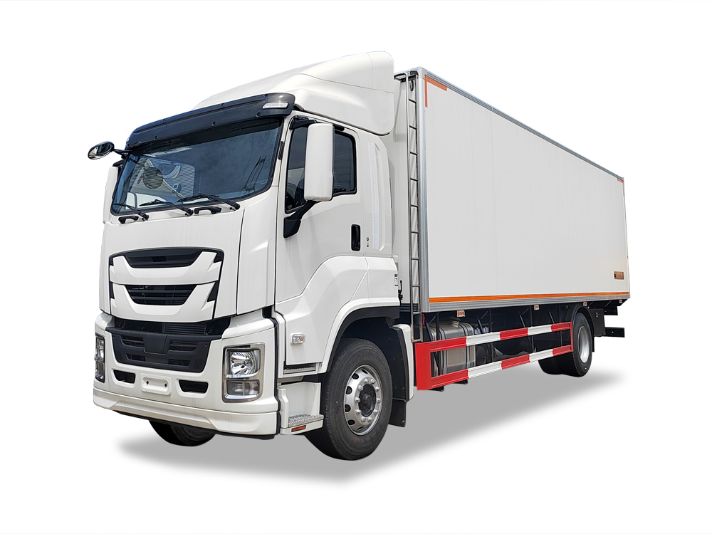 Refrigerated van truck