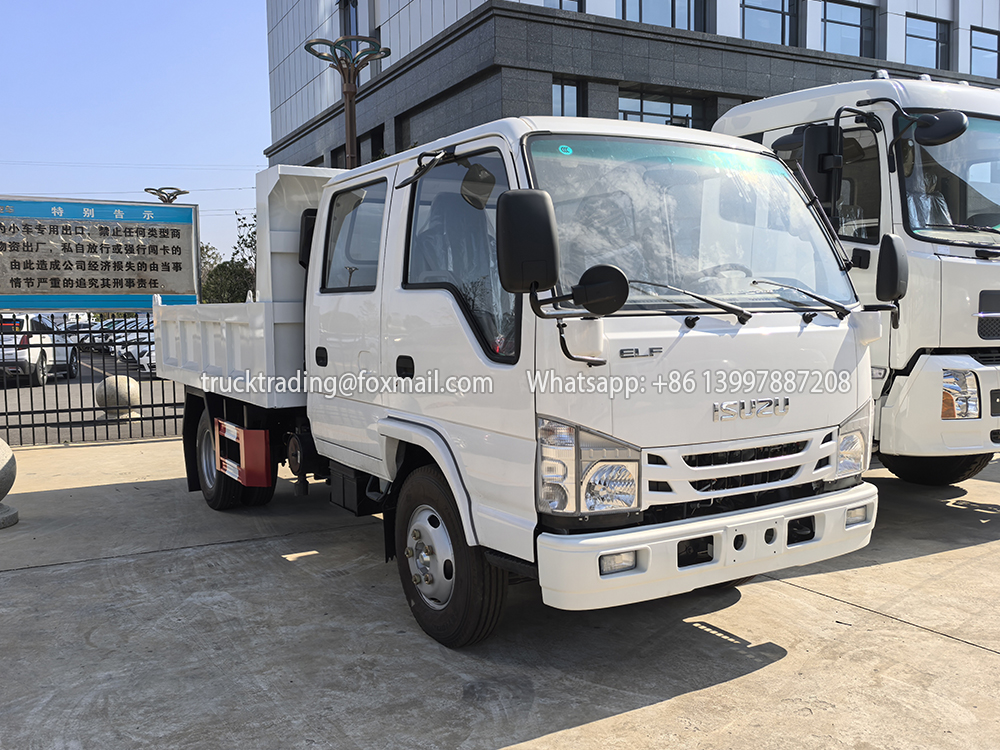 ISUZU 100P double cabin light duty dump truck